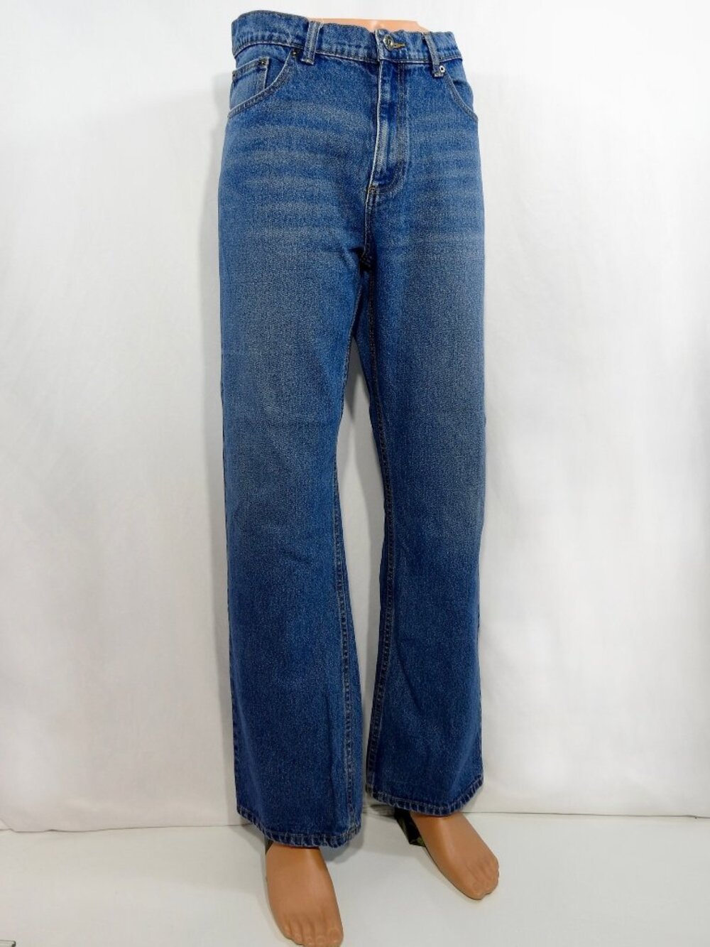 Pintlar 36x32 Mens 100% Cotton Jeans Denim